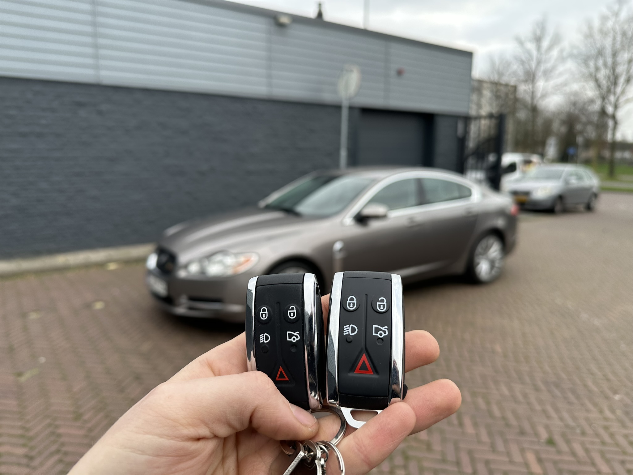 Jaguar XF, autosleutel bijgemaakt