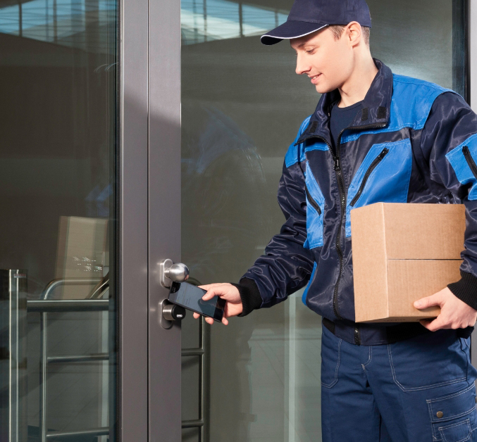 Smart deurslot bedienen met de smartphone