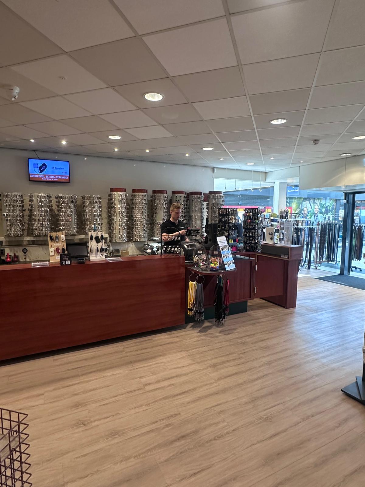 Balie van de Westendorp Sleutelspecialist winkel
